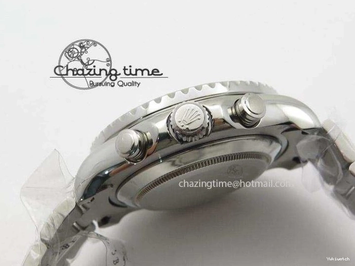 SS Dial A7750 on SS 116680 Bracelet YachtMaster II White 0423